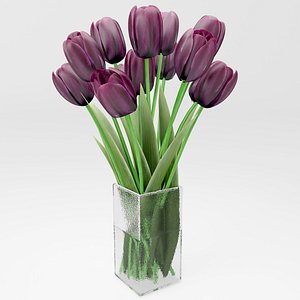 realictic dark tulips max