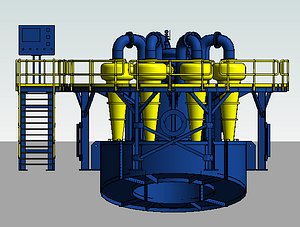 3D model cyclone hidro