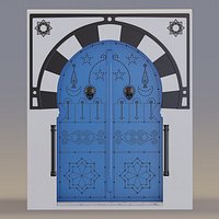 Traditional Tunisian door