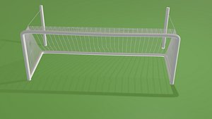 3D model soccer goal