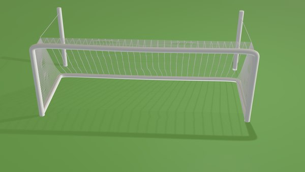 3D model soccer goal