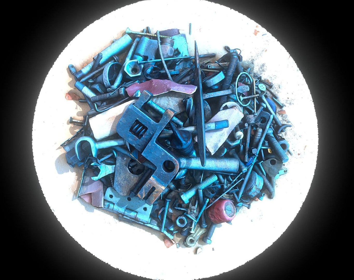 Pile Of Scrap Metal Tools Rubbish Garbage Urban Photoscan 3D ...