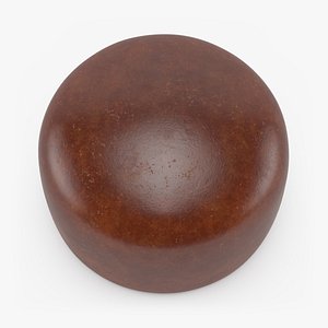 3D Round Shaped Chocolate model