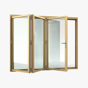 LAC V2 bifold doors 3D