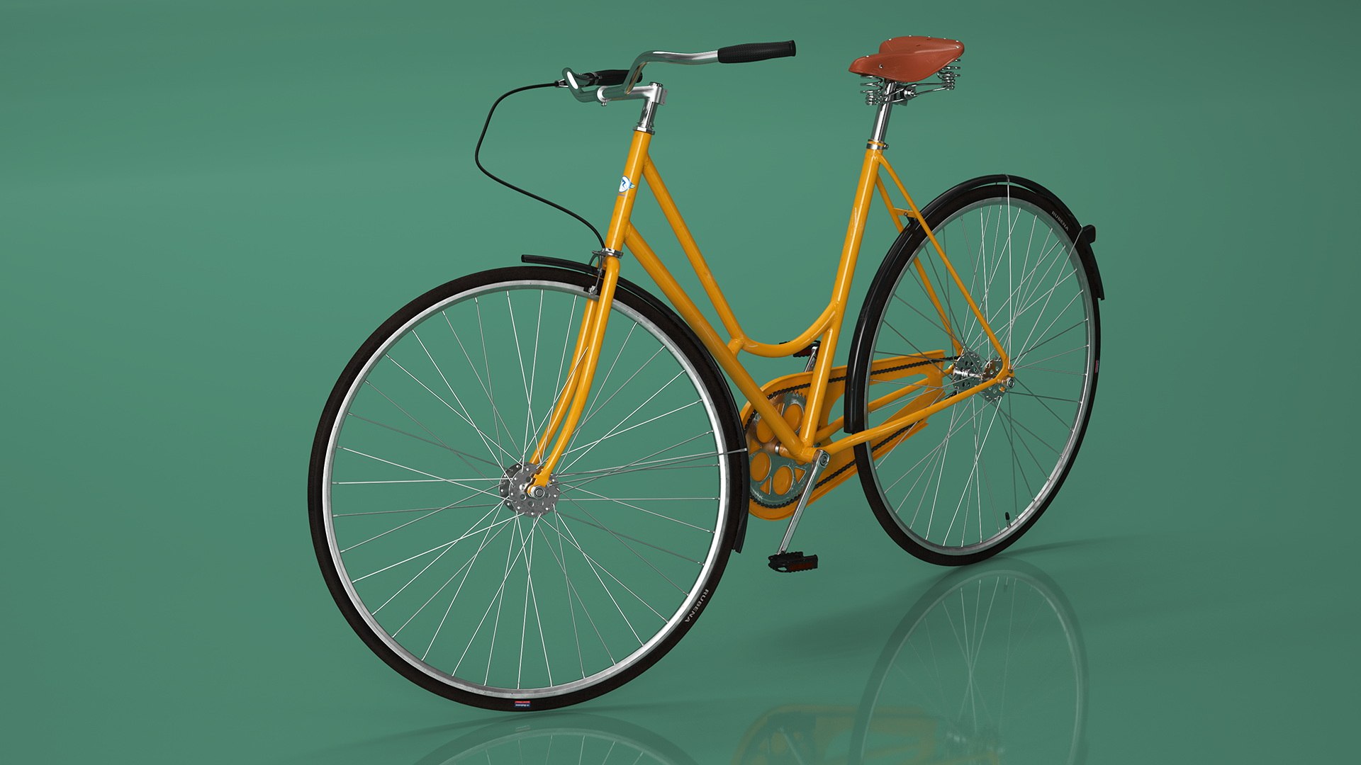 3D Classic City Bicycle Rigged For Cinema 4D Model - TurboSquid 2308495