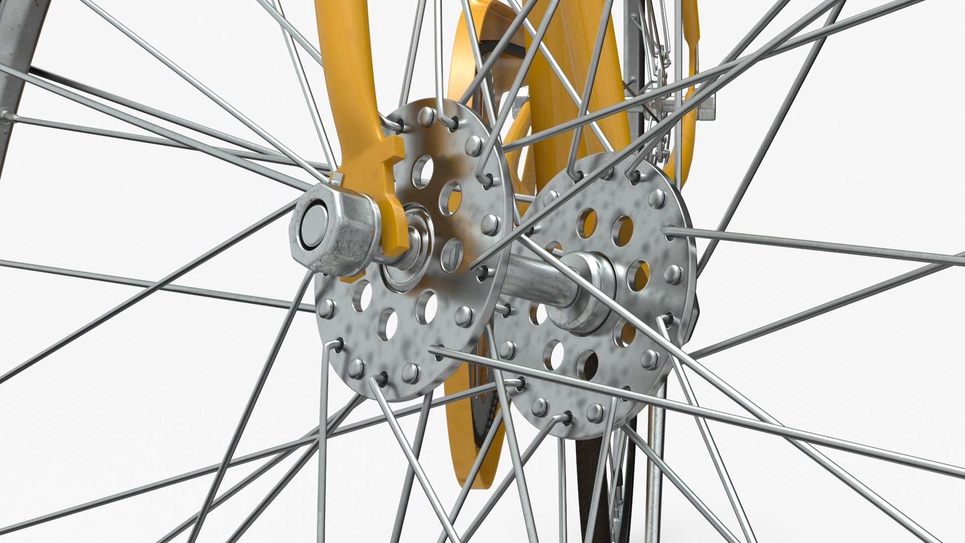 3D Classic City Bicycle Rigged For Cinema 4D Model - TurboSquid 2308495