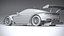 3D Generic Race Car GT3 2022 LowPoly model