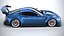 3D Generic Race Car GT3 2022 LowPoly model