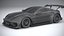 3D Generic Race Car GT3 2022 LowPoly model