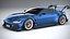 3D Generic Race Car GT3 2022 LowPoly model