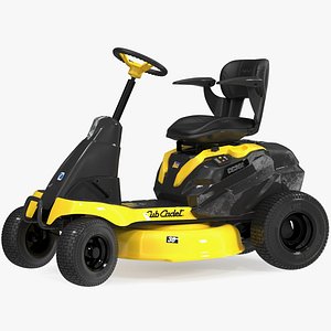 Electric Riding Lawn Mower Cub Cadet CC30E Rigged for Cinema 4D