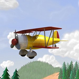 3d airplane air