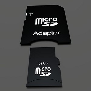3d sd card adapter model