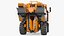 Grape Harvester with Vineyard Collection