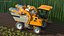 Grape Harvester with Vineyard Collection