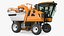 Grape Harvester with Vineyard Collection