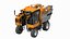 Grape Harvester with Vineyard Collection