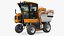 Grape Harvester with Vineyard Collection