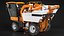 Grape Harvester with Vineyard Collection