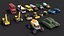 Coleção de pacotes de veículos Low Poly