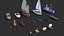 Coleção de pacotes de veículos Low Poly