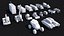 Coleção de pacotes de veículos Low Poly