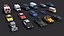 Coleção de pacotes de veículos Low Poly