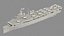 USS Cabot CVL-28 3D model