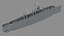 USS Cabot CVL-28 3D model