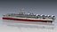 USS Cabot CVL-28 3D model