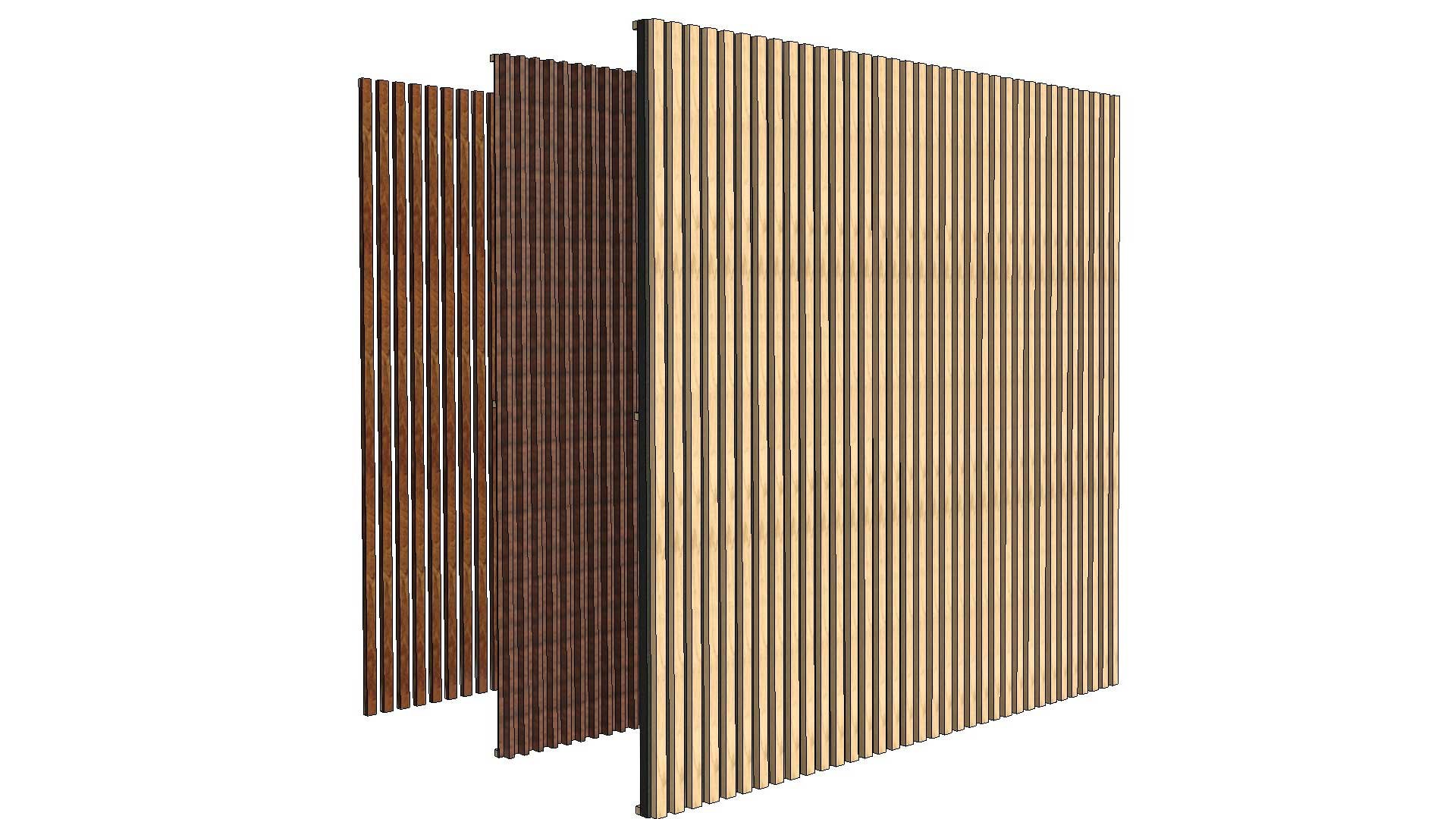 3D Fully Parametric Fluted Ribbed Wall Based Panel Family - TurboSquid ...