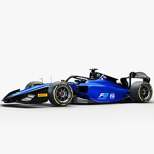 Dallara F2 2025 Template Blue