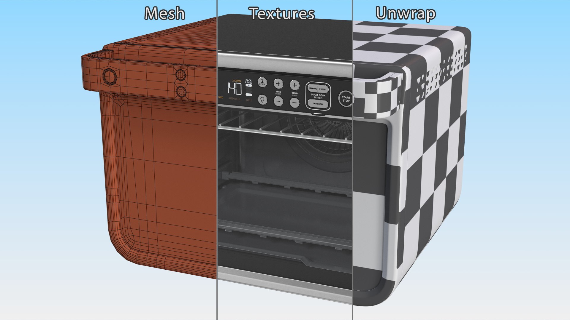 3D Air Fryer Oven model https://p.turbosquid.com/ts-thumb/YK/4BtENS/L7/airfryerovenvray3dmodel020/jpg/1678918032/1920x1080/fit_q87/feb8b675f70f5b485327f5fdb989bad3eb94395f/airfryerovenvray3dmodel020.jpg