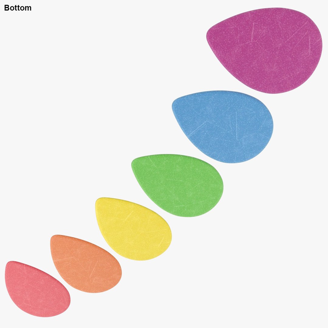 3d Plectrum 05 Model