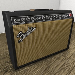 Fender Deluxe Reverb Amp Animated Knobs
