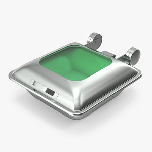 square induction chafer glass 3D model