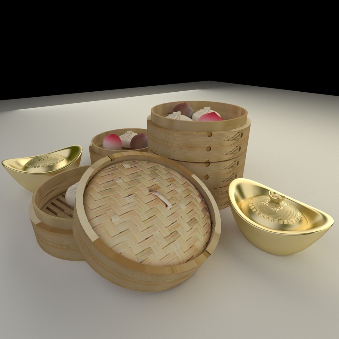 Chinese Bamboo Steamer 3D Model - TurboSquid 2069899