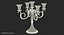 Candelabro 5 rama oro