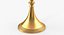 Candelabro 5 rama oro