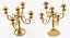 Candelabro 5 rama oro