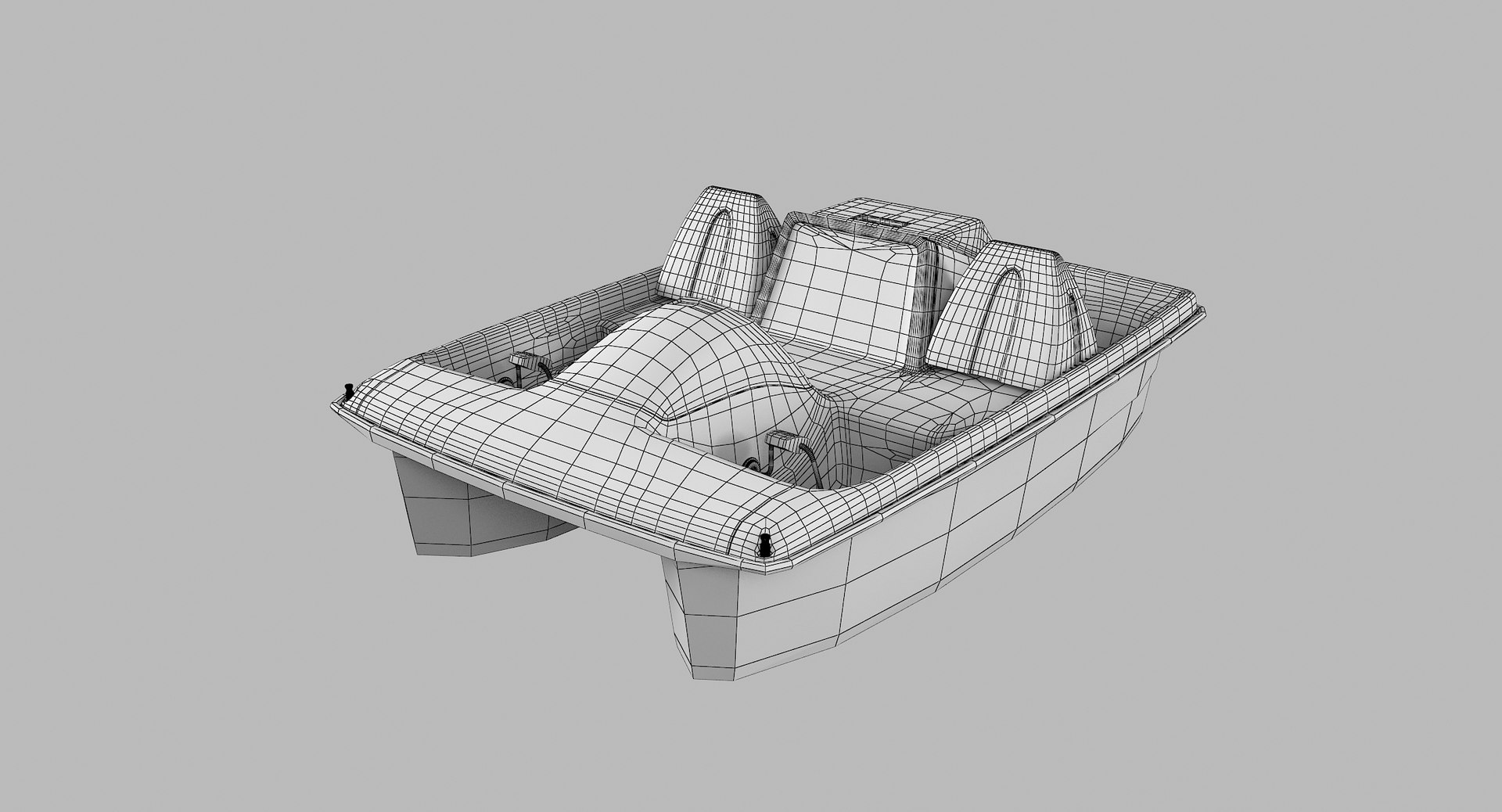 Water Wheeler Pedal Boat 3D Model - TurboSquid 1199164