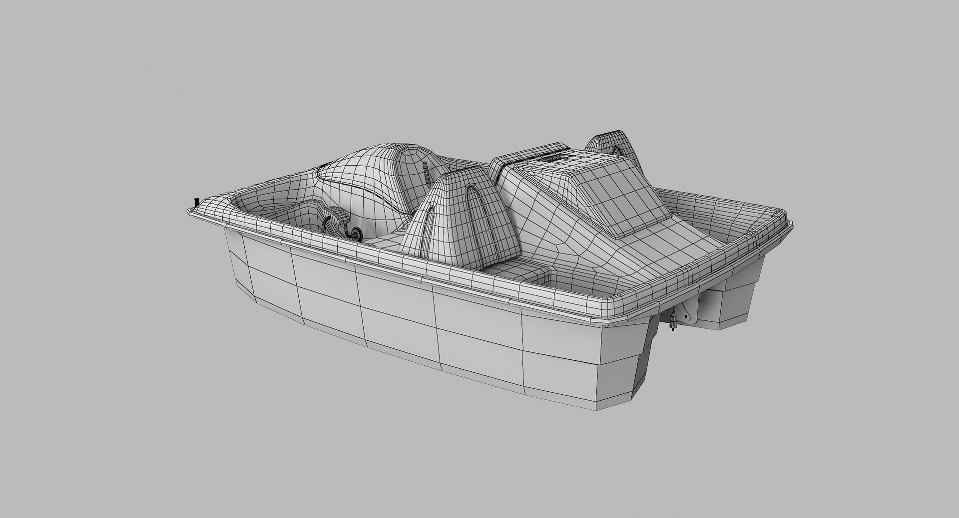 Water Wheeler Pedal Boat 3D Model - TurboSquid 1199164