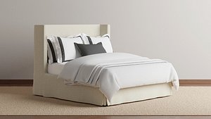 Veronica Slipcovered Bed