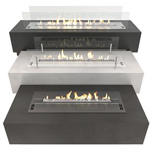 Biofireplace Planika FLA3 3D model