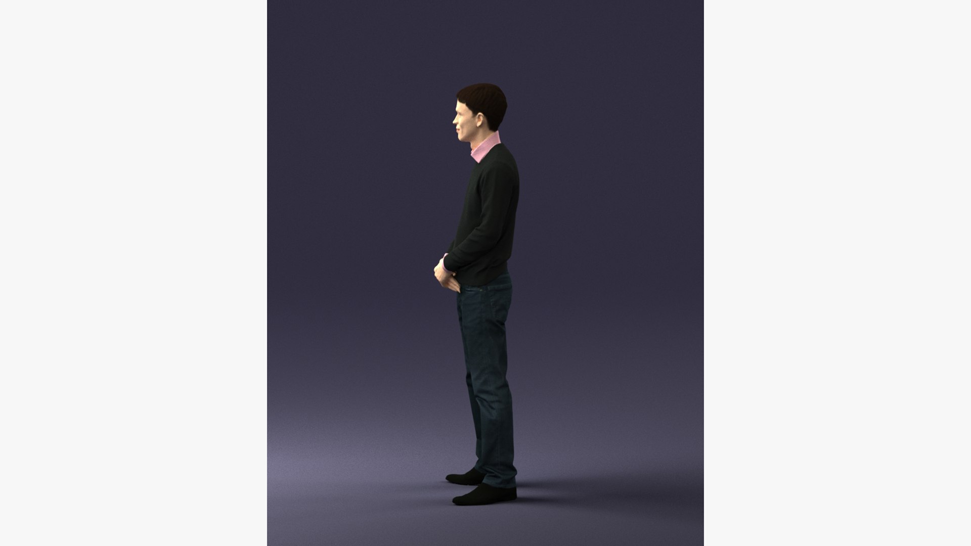 Scanned realistic human 3D model - TurboSquid 1701435