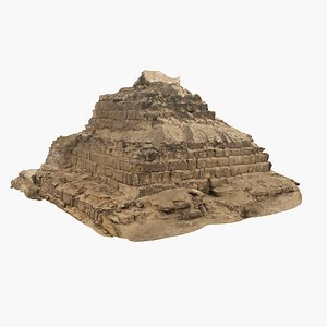 The Little Pyramid of Giza  Scan Ultra HD 16K 3D model
