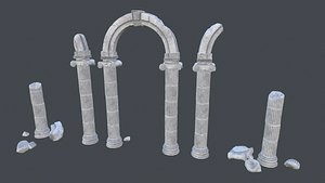 3D model ruined videogame