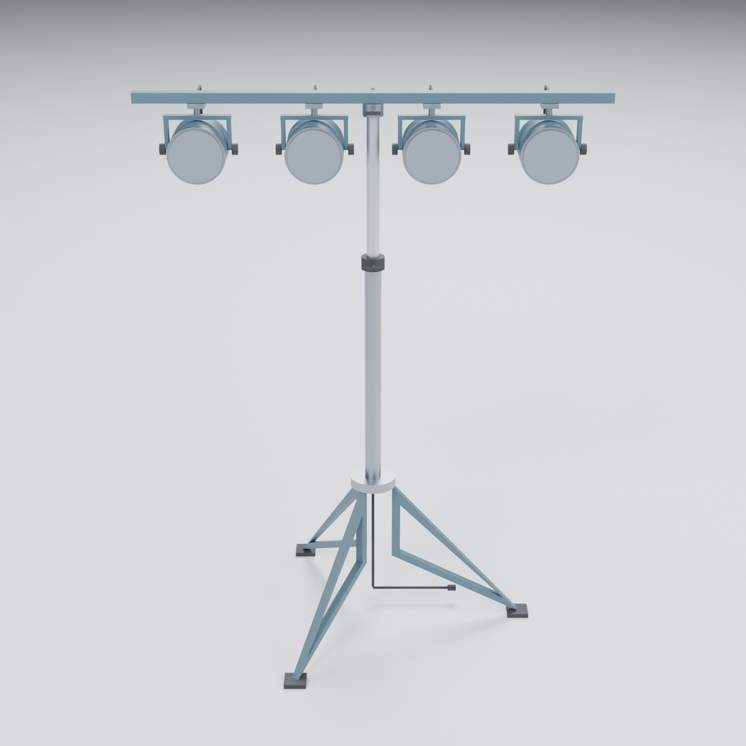 Portable Four Fixture Stage Lighting Stand 3D model https://p.turbosquid.com/ts-thumb/YK/RjL9Bg/EU/turntable/jpg/1788954661/1920x1080/turn_fit_q99/077a5dff4b430256ce8abd73bad11e5f9a13c97e/turntable-1.jpg