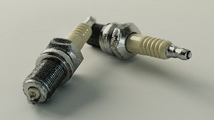 3d spark plug model