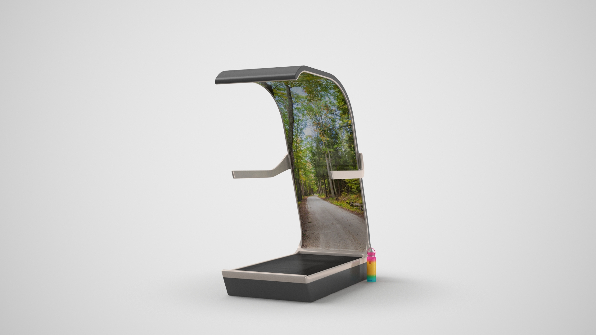 Modern Screen Treadmill 3D Model - TurboSquid 1754288